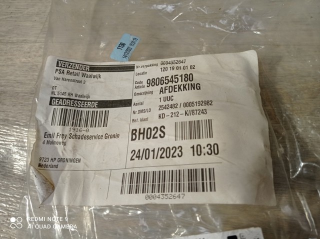 Compre 13140761 Peugeot/Citroen Guia do pára-choque dianteiro direito