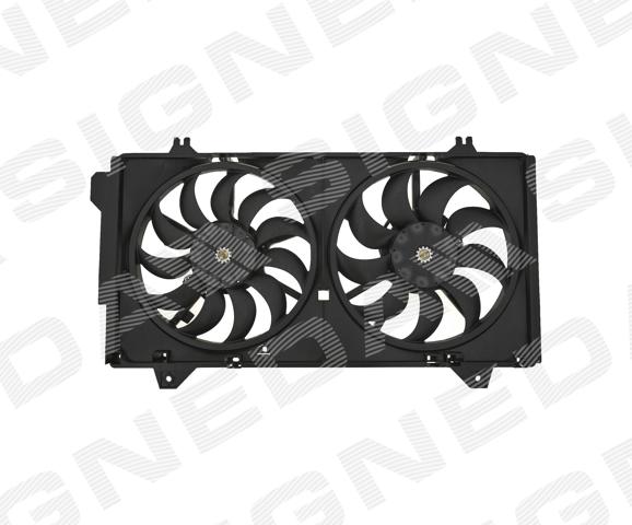 Compre RDMZA025 Signeda Difusor do radiador de esfriamento, montado com motor e roda de aletas