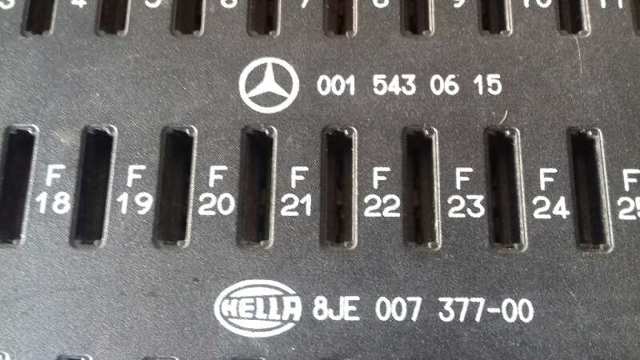 0015430615 Mercedes Unidade de dispositivos de segurança