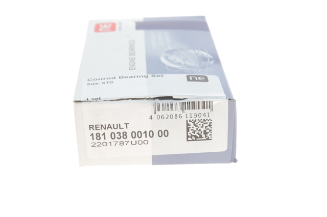 Folhas inseridas de cambota de biela, kit, padrão (STD) 181038001000 NE/NPR
