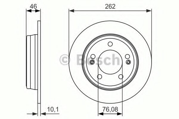 Compre 986479052 Bosch Disco do freio traseiro