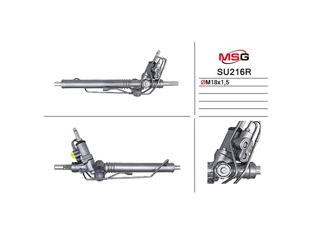 Cremalheira da direção SU214R MSG Rebuilding