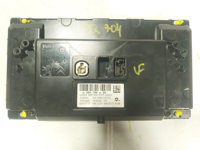 Mostrador multifuncional Peugeot/Citroen 9836623980