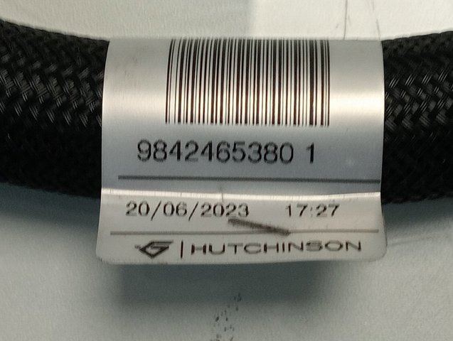 Mangueira de aparelho de ar condicionado, desde o compressor até o radiador 9842465380 Peugeot/Citroen