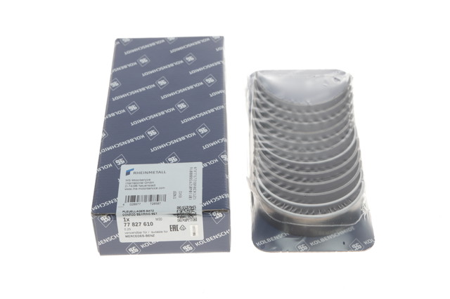 77827610 Kolbenschmidt Folhas inseridas de cambota de biela, kit, 1ª reparação ( + 0,25)