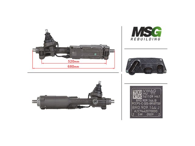 Cremalheira da direção MSG Rebuilding AU405NL00R preço, a partir de 852,99 USD