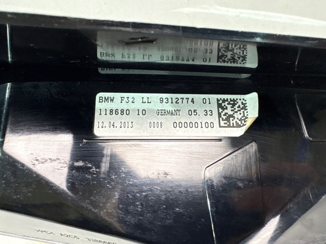 Tela de projeção no para-brisa 9312774 BMW