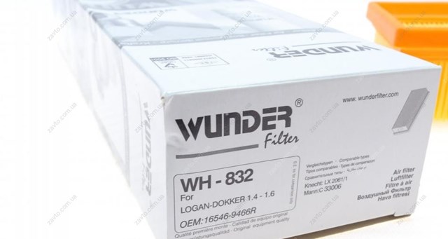 WH832 Wunder Filtro de ar