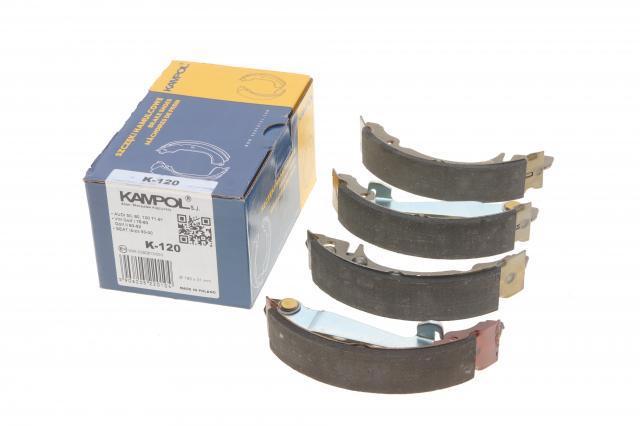 Sapatas do freio traseiras de tambor K120 Kampol