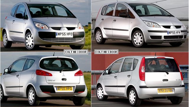  Reforçador do pára-choque traseiro Mitsubishi Colt VI hatchback (Z3A) (2004 - 2008) VI