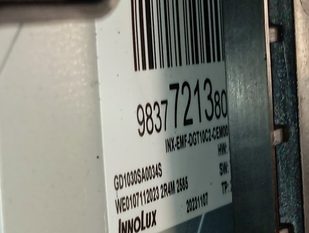 9837721380 Peugeot/Citroen Mostrador multifuncional