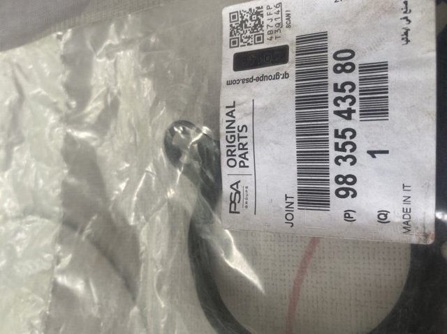 9835543580 Peugeot/Citroen Vedante de bomba de vácuo