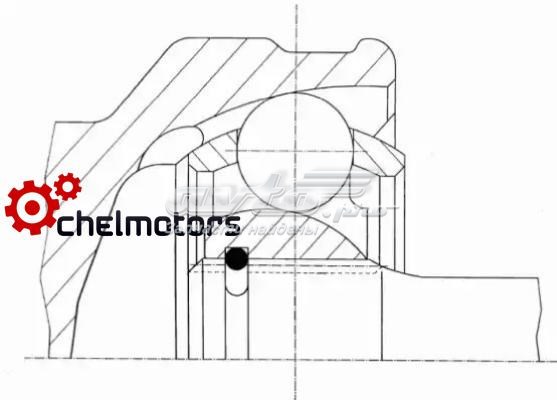 Junta homocinética externa dianteira 303995 GKN-Spidan