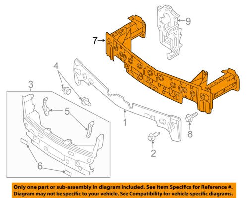 Reforçador do pára-choque dianteiro DB4F50070B Mazda