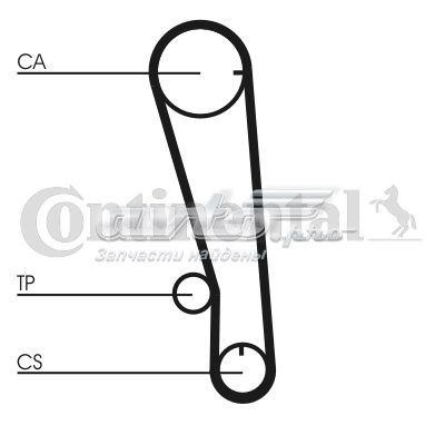 Correia do mecanismo de distribuição de gás Continental/Siemens CT665 preço, a partir de 11,13 USD