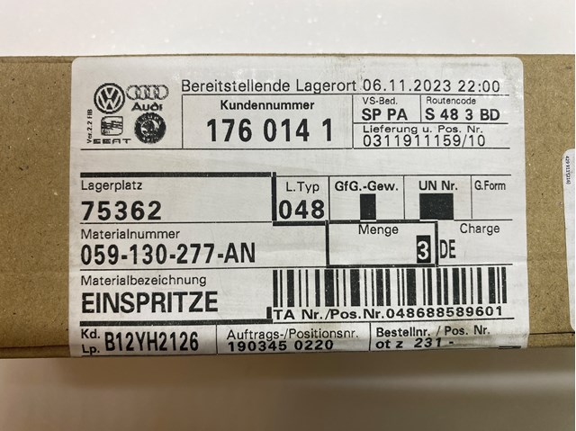 Injetor de injeção de combustível Bosch 0445116008