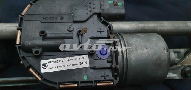 Motor de limpador pára-brisas do pára-brisas 5E1955119 VAG