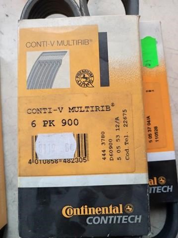 Correia dos conjuntos de transmissão 6PK900 Continental/Siemens