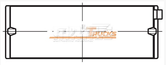 Folhas inseridas principais de cambota, kit, padrão (STD) Mahle Original 037HL21040000