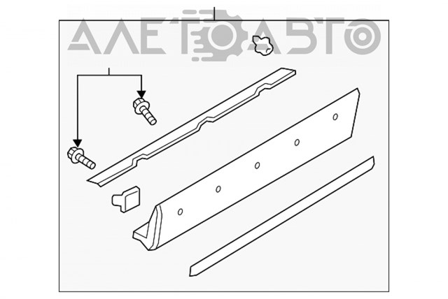 Moldura da porta traseira esquerda inferior Mazda TK4951RD0B preço, a partir de 270,38 USD