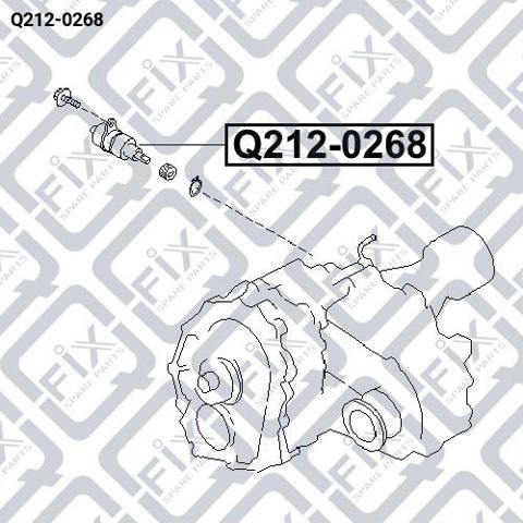 Q2120268 Q-fix Sensor de velocidade