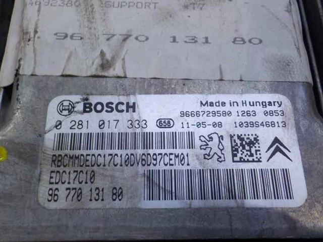 Compre 0281017333 Peugeot/Citroen Módulo de direção (Centralina eletrônica) de motor
