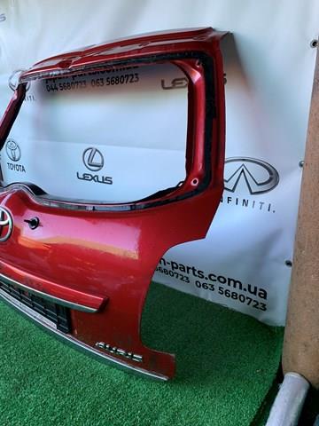  Porta traseira (3ª/5ª porta-malas (tampa de alcapão) Toyota Auris JPP hatchback (E15) (2006 - 2012) JPP