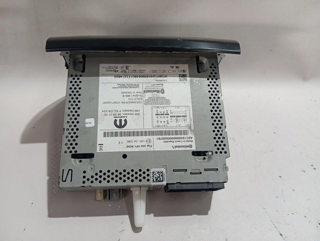  Aparelhagem de som (rádio AM/FM) Peugeot Boxer III сaixa (250) (2006 - 2026) III