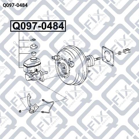 Compre Q0970484 Q-fix Cilindro mestre do freio