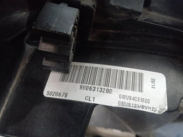 9836636780 Peugeot/Citroen Difusor do radiador de esfriamento, montado com motor e roda de aletas