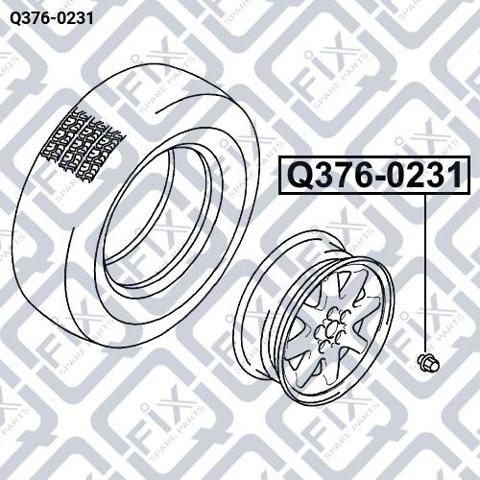 Compre Q3760231 Q-fix Porca de roda