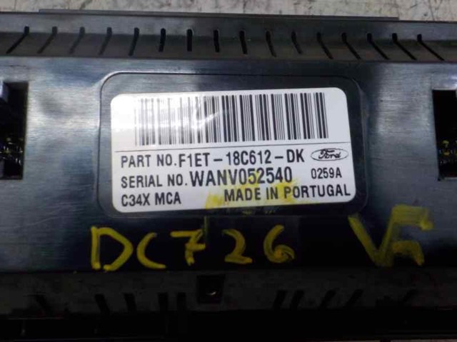  Unidade de controlo dos modos de aquecimento/condicionamento Ford Focus III hatchback (CB8) (2010 - 2020) III