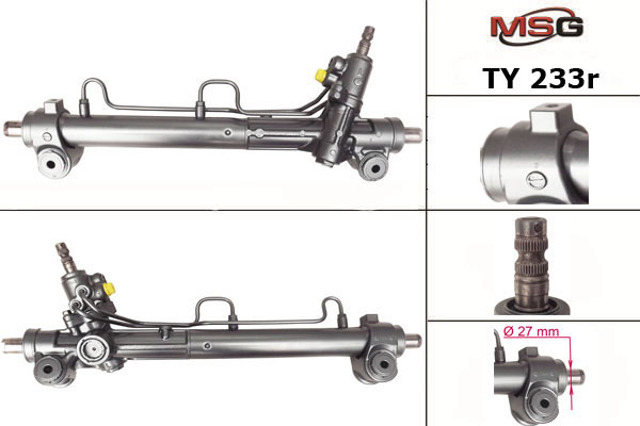 Cremalheira da direção TY233R MSG Rebuilding
