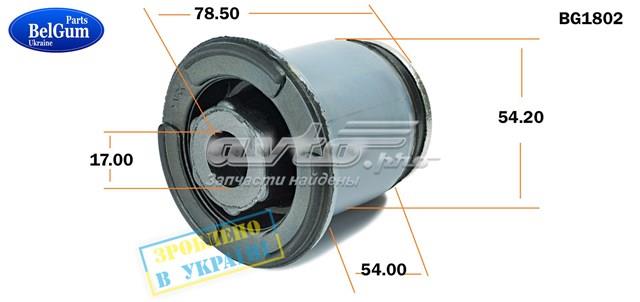 Bloco silencioso (coxim) de viga dianteira (de plataforma veicular) BG1802 Belgum
