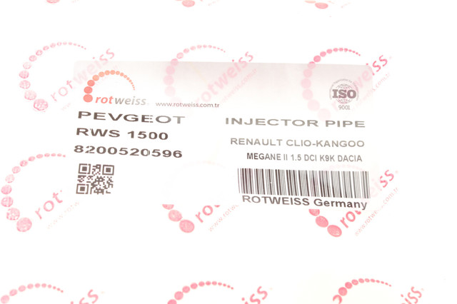 Compre RWS1500 Rotweiss Tubo de combustível, inverso desde os injetores