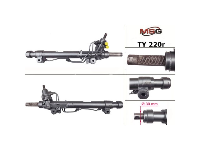 TY220R MSG Rebuilding Cremalheira da direção