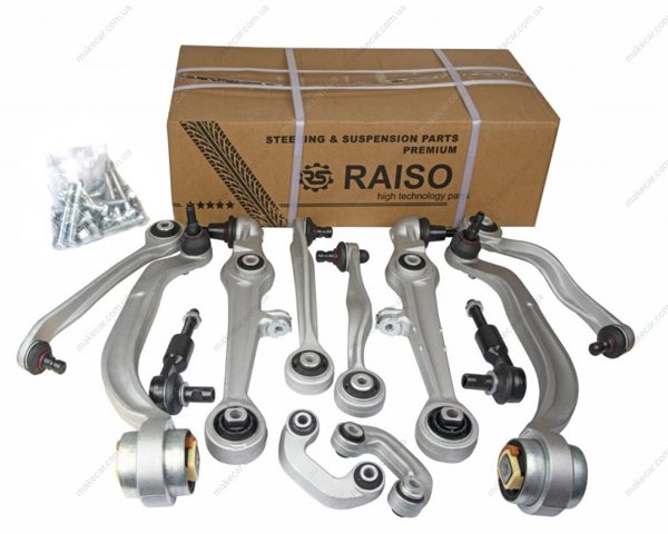 RL8D0998SKIT Raiso Kit de braços oscilantes de suspensão dianteira