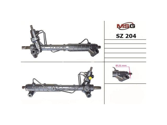 Cremalheira da direção SZ204 MSG