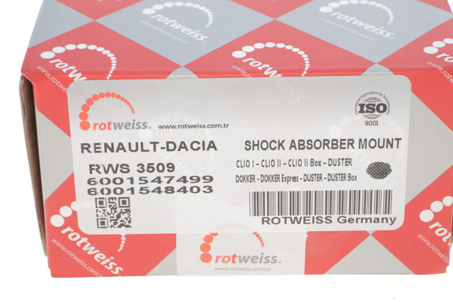 RWS3509 Rotweiss Suporte de amortecedor dianteiro