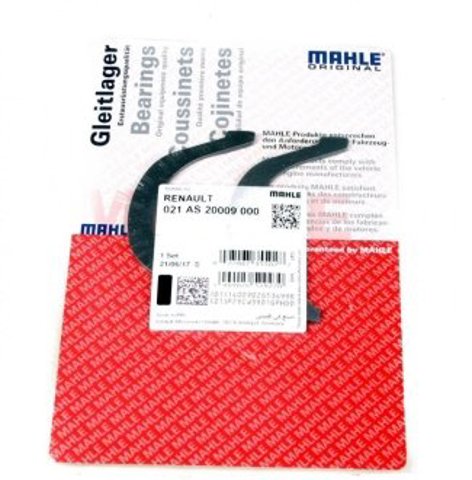 021AS20009000 Mahle Original Semianel de suporte (de carreira) de cambota, STD, kit