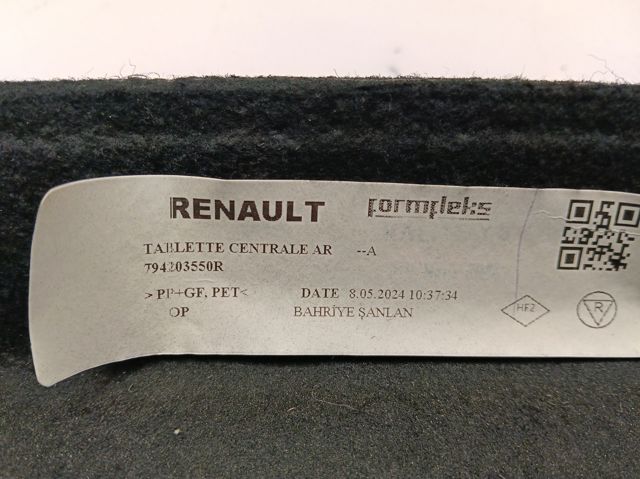 794203550R Renault (RVI) Prateleira de salão traseira