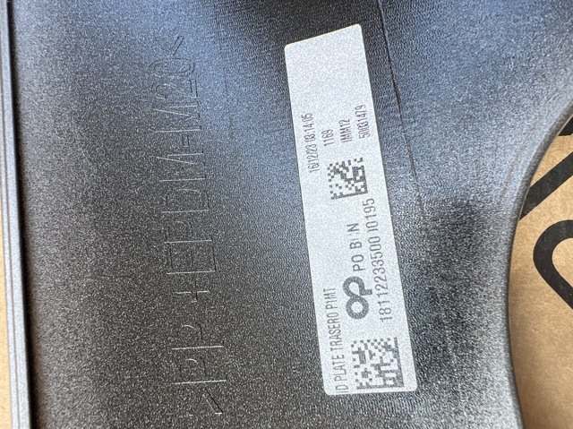 Spoiler do pára-choque traseiro 1632595580 Peugeot/Citroen
