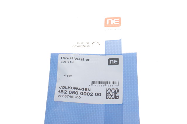 182050000200 NE/NPR Semianel de suporte (de carreira) de cambota, STD, kit