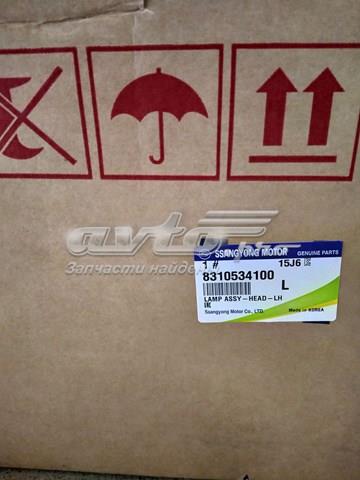 Luz esquerda Ssang Yong 8310534100 preço, a partir de 600,23 USD