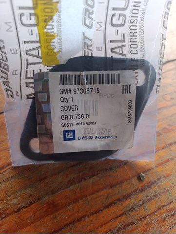97305715 General Motors Vedante da tampa de válvulas de motor, anel