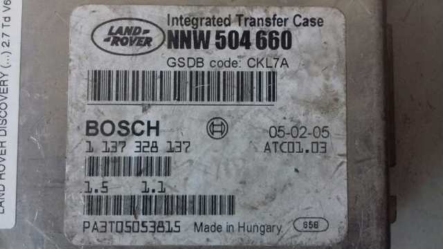 Módulo de direção (Centralina eletrônica) da Caixa Automática de Mudança eletrônica Land Rover 1137328137 preço, a partir de 153,23 USD