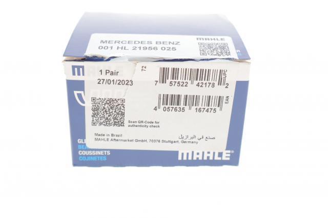 Compre 001HL21956025 Mahle Original Folhas inseridas principais de cambota, kit, 1ª reparação ( + 0,25)