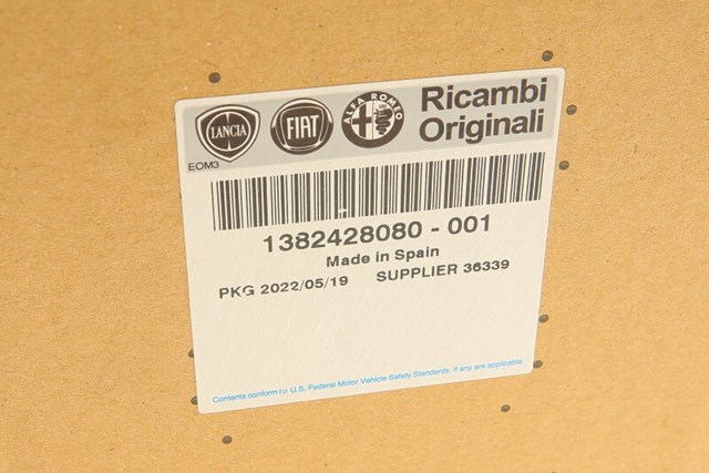 1382428080 Fiat/Alfa/Lancia Radiador de intercooler