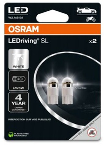 2825DWP2BL Osram Lâmpada de quebra-luz de iluminação de salão/de cabina