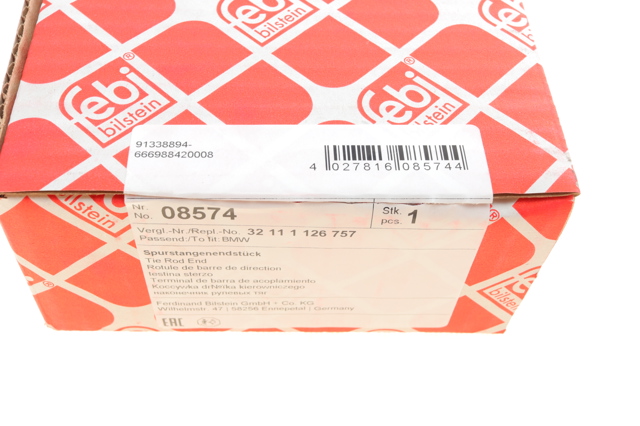 Ponta externa da barra de direção Febi 8574 preço, a partir de 19,72 USD